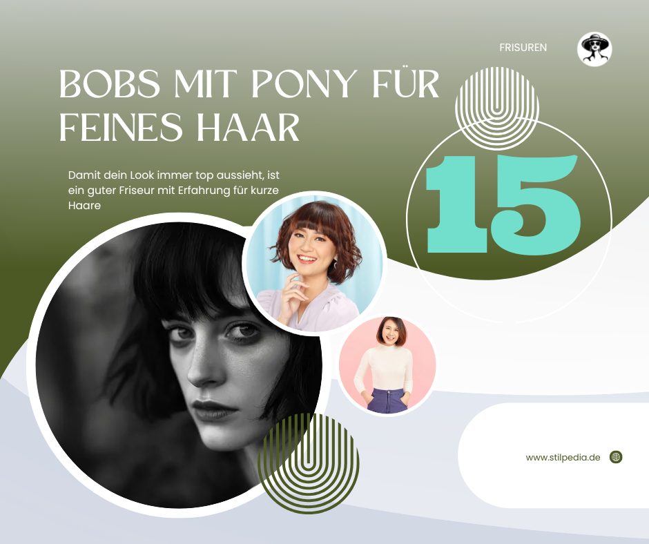 Bobs Mit Pony Für feines Haar