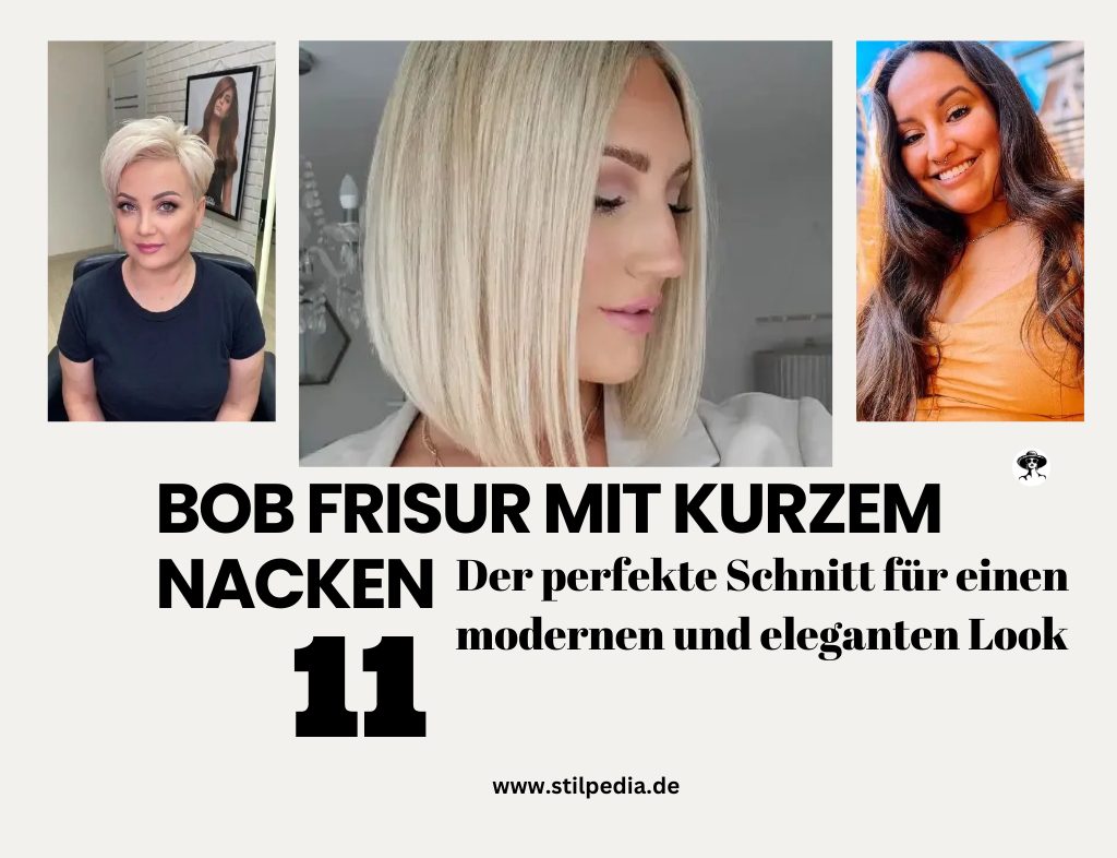 bob frisur kurzer nacken