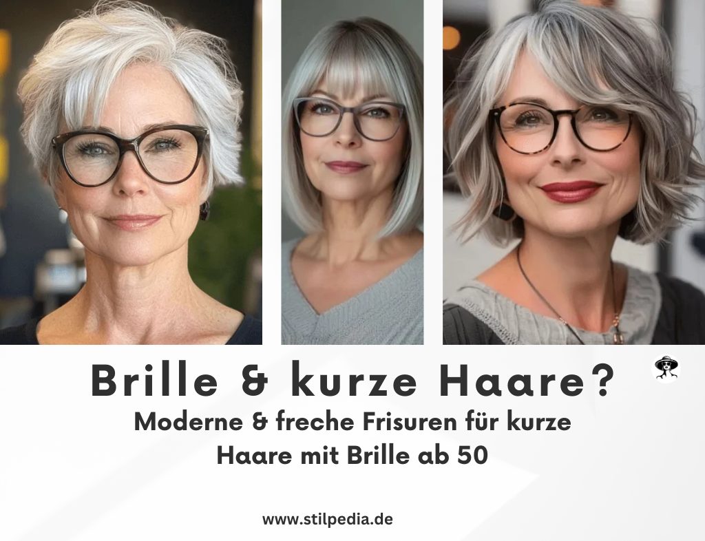 frisuren kurze haare brille ab 50