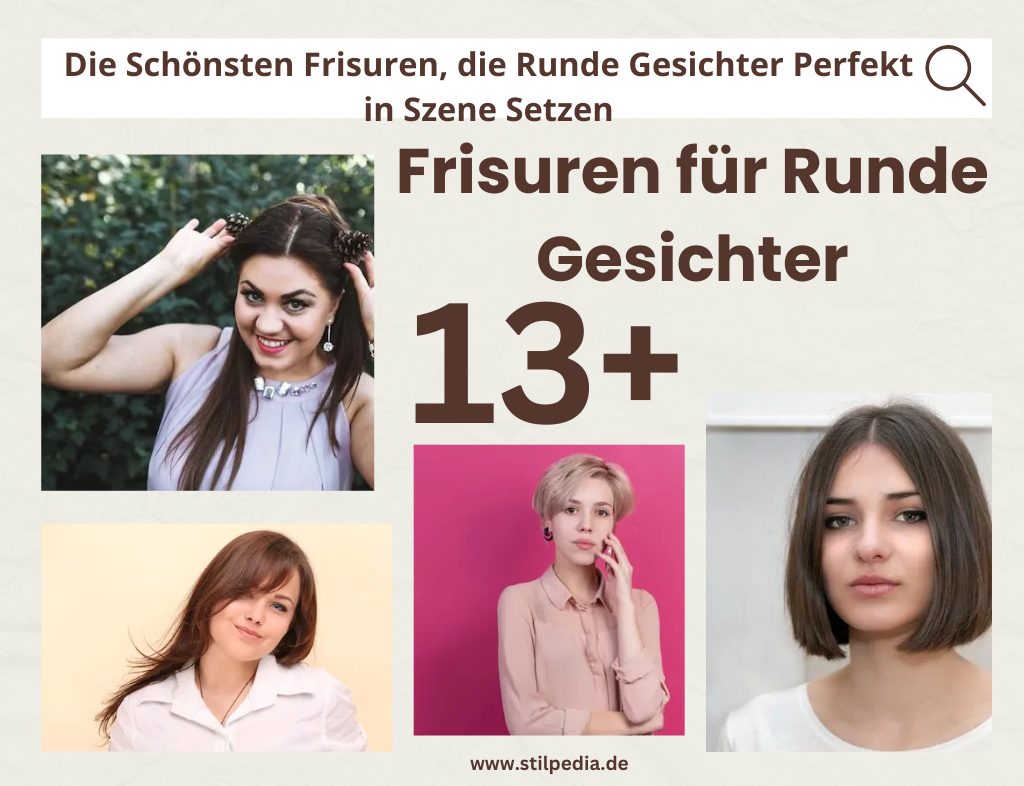 Frisuren für Runde Gesichter