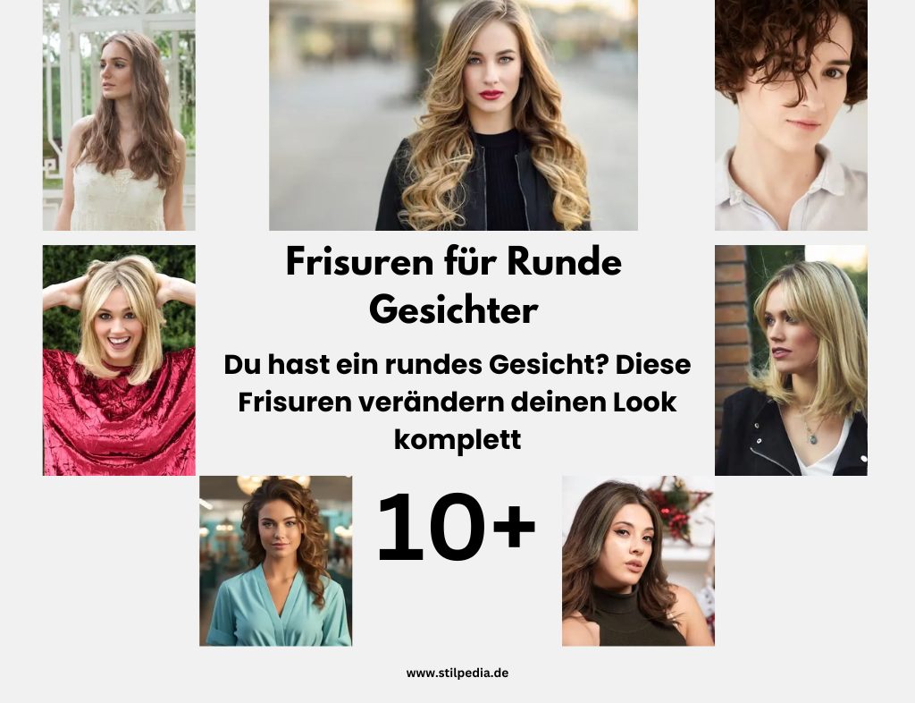 Frisuren für runde Gesichter: Die besten Haarschnitte für eine schmeichelhafte Optik